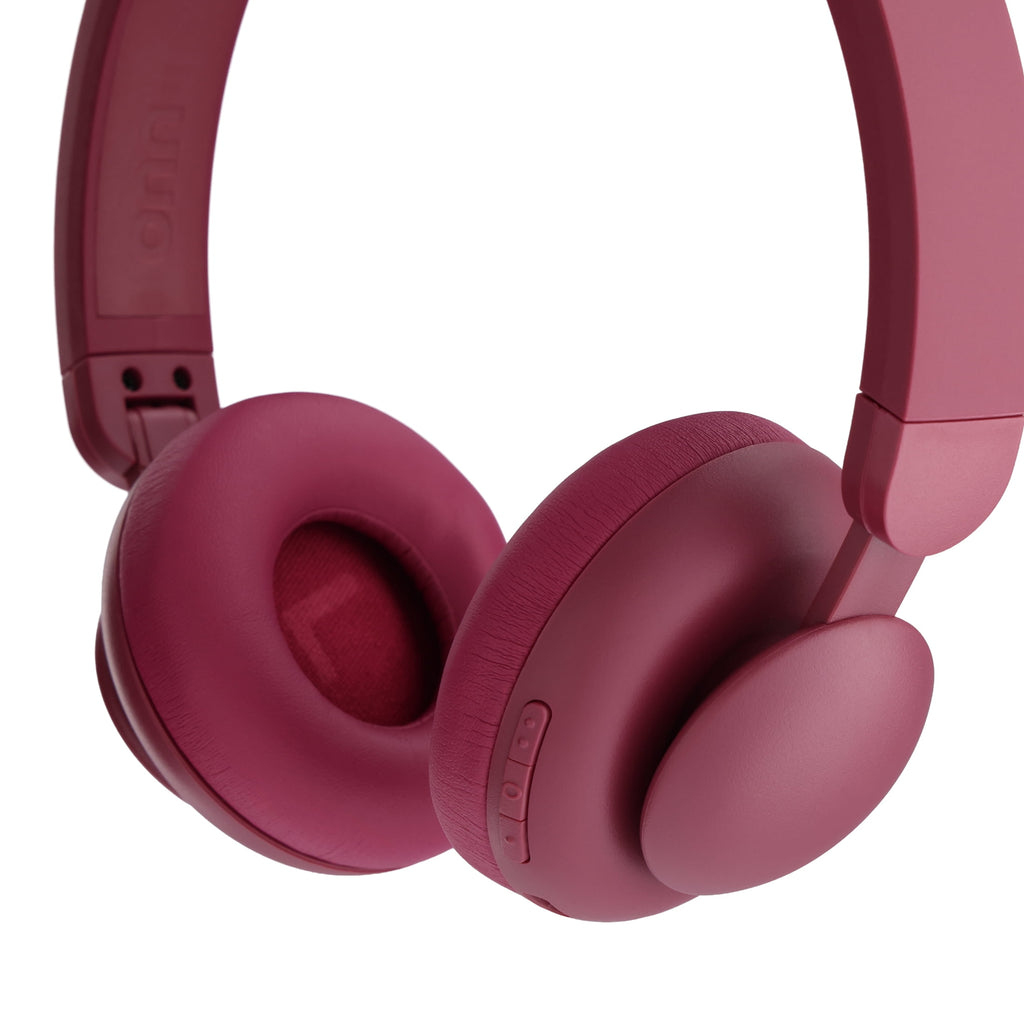 onn Wireless On-ear Headphones with Bluetooth, Black