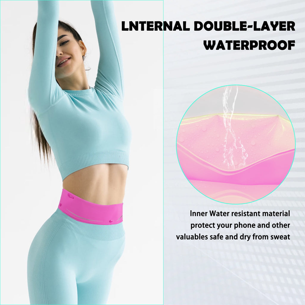LUXMO LUXURY MOBILE Slim Running Belt Fanny Phone Holder for Running