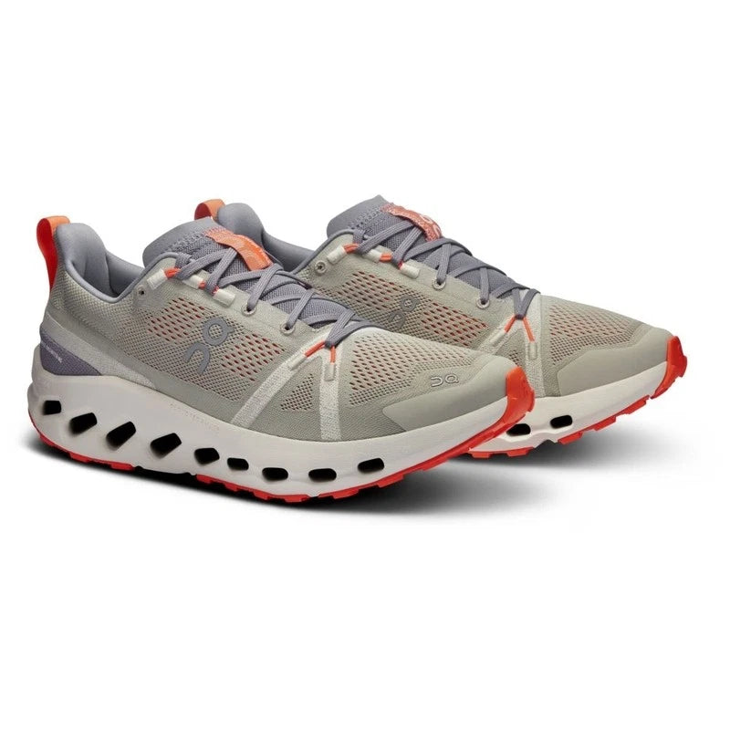 On Running Mens Cloudsurfer Trail 1 Running Shoes Grey Trainers