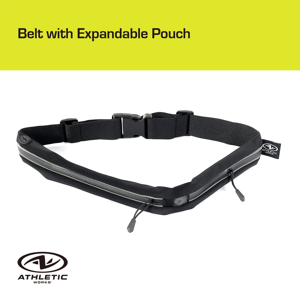 Athletic Works Running Belt with Expandable Bag